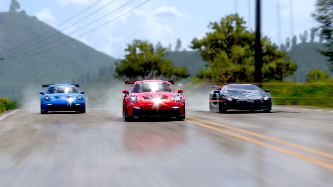 GT3 RS Convoy with Aventador SVJ | Long Distance Supercar Drive