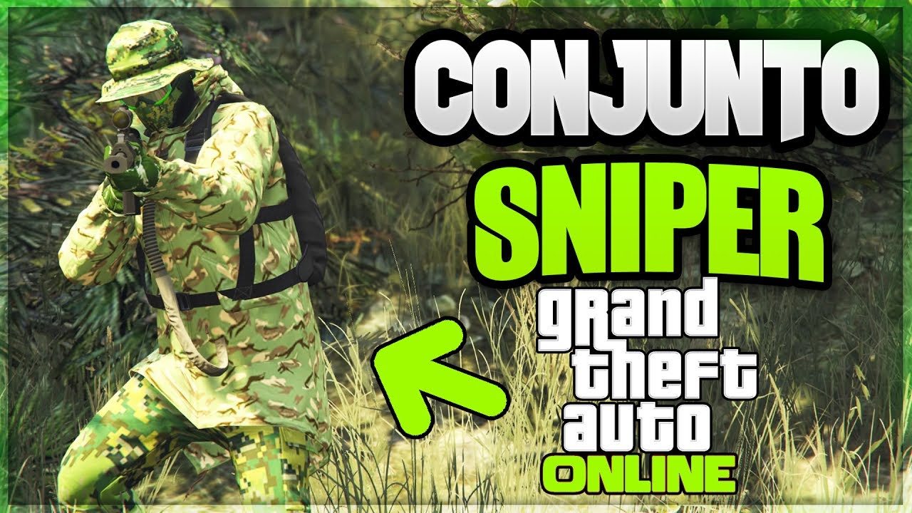 GTA 5 ONLINE 1.40 ✘ CONJUNTO SNIPER MODEADO DLC MILITAR [PS4]