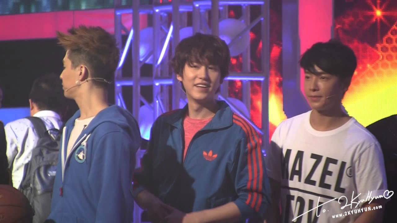 130127 Challenger Recording in Guangzhou - Basketball 'last match SJM' - KYUHYUN Focus