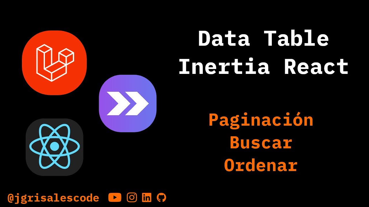 Simple Data Table con Laravel 12, Inertia y React