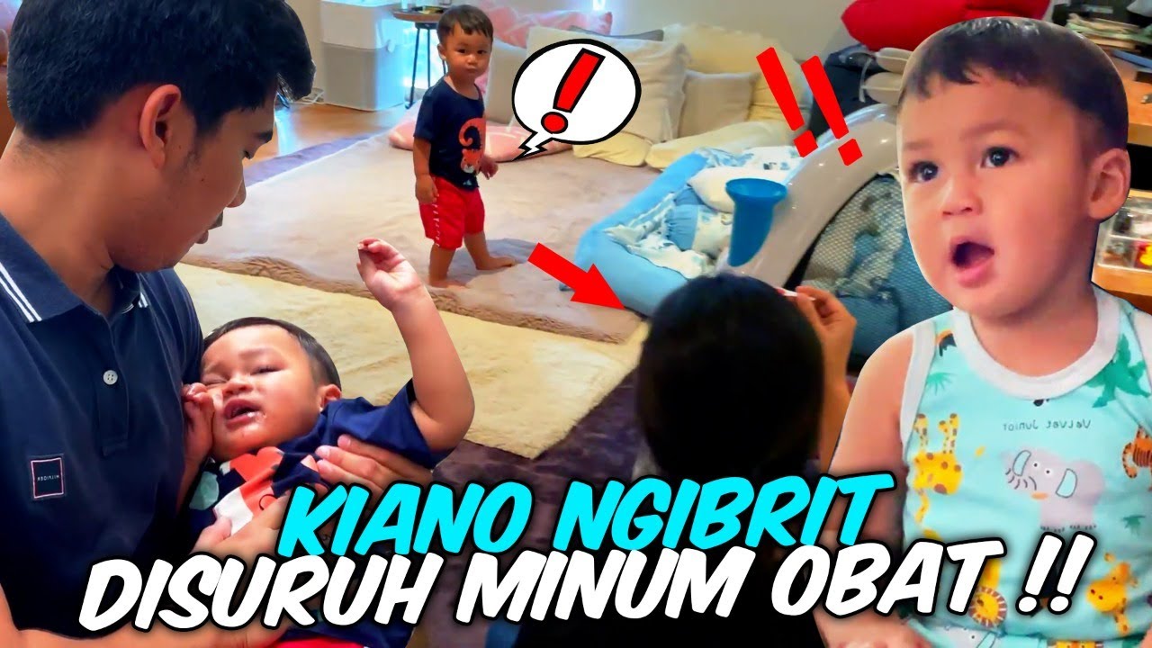 INI YANG TERJADI KETIKA KIANO MINUM OBAT !!! KIANO TERIAK - TERIAK KABUR !!!