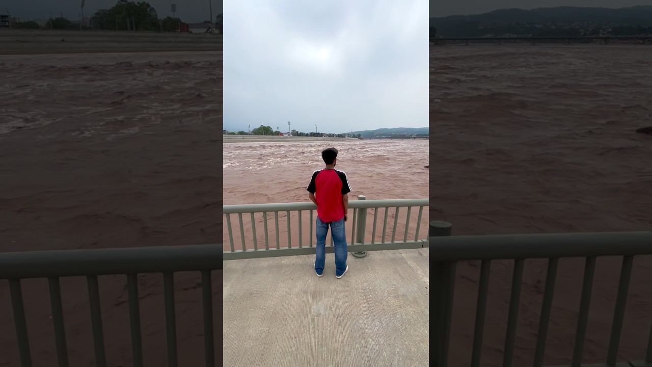 Jammu Tawi River High Alert 🚨 Tawi River Live Flood Update Today | Yogesh 01