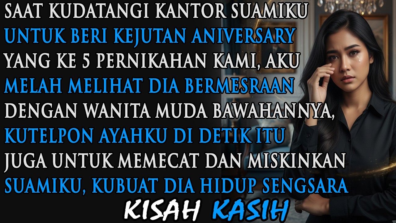 KUDATANGI KANTOR SUAMIKU UNTUK BERI KEJUTAN ANIVERSARY PERNIUKAHAN YANG KE 5, KULIHAT DIA SEDANG..