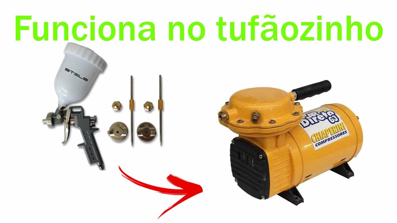 Transformando uma pistola de pintura convencional para ar direto - Dica top