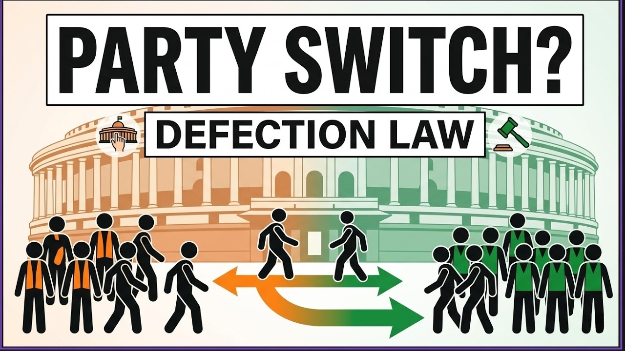 Anti-Defection Law Simplified | UPSC Must Know