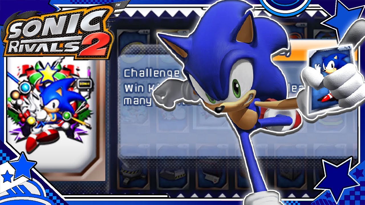 Sonic Rivals 2 - All Collectibles (Cards and Costumes)