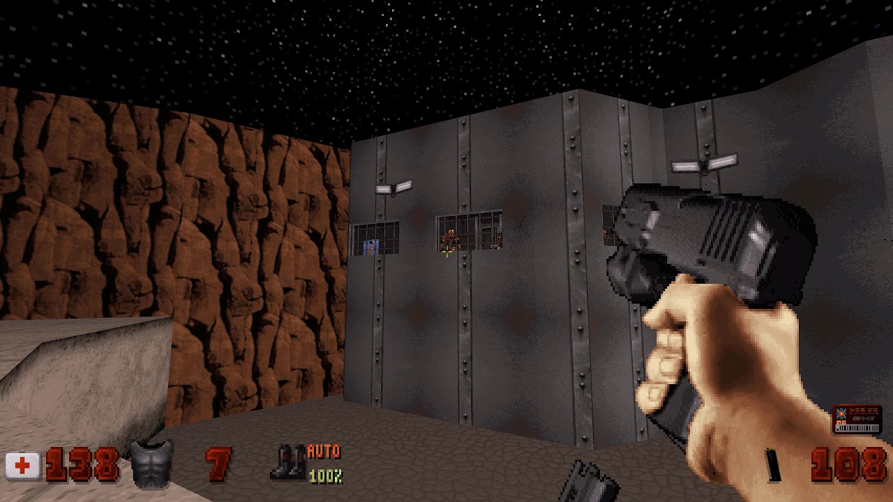 Duke Nukem 3D - E1L3 Death Row - All Secrets UHD 4K