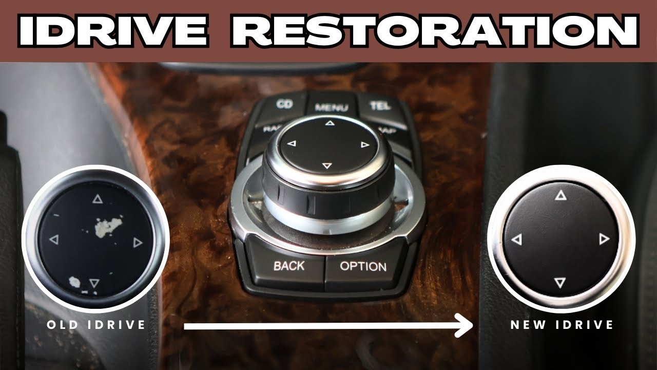 How to Replace BMW iDrive Buttons & Knob Cover | Fix Peeling or Stuck Buttons (CIC & CCC)