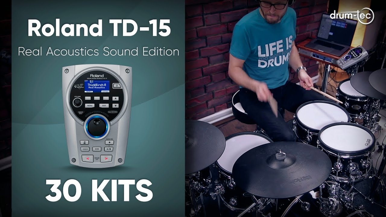 Roland TD-15 Real Acoustics Sound Edition: Custom sounds by drum-tec