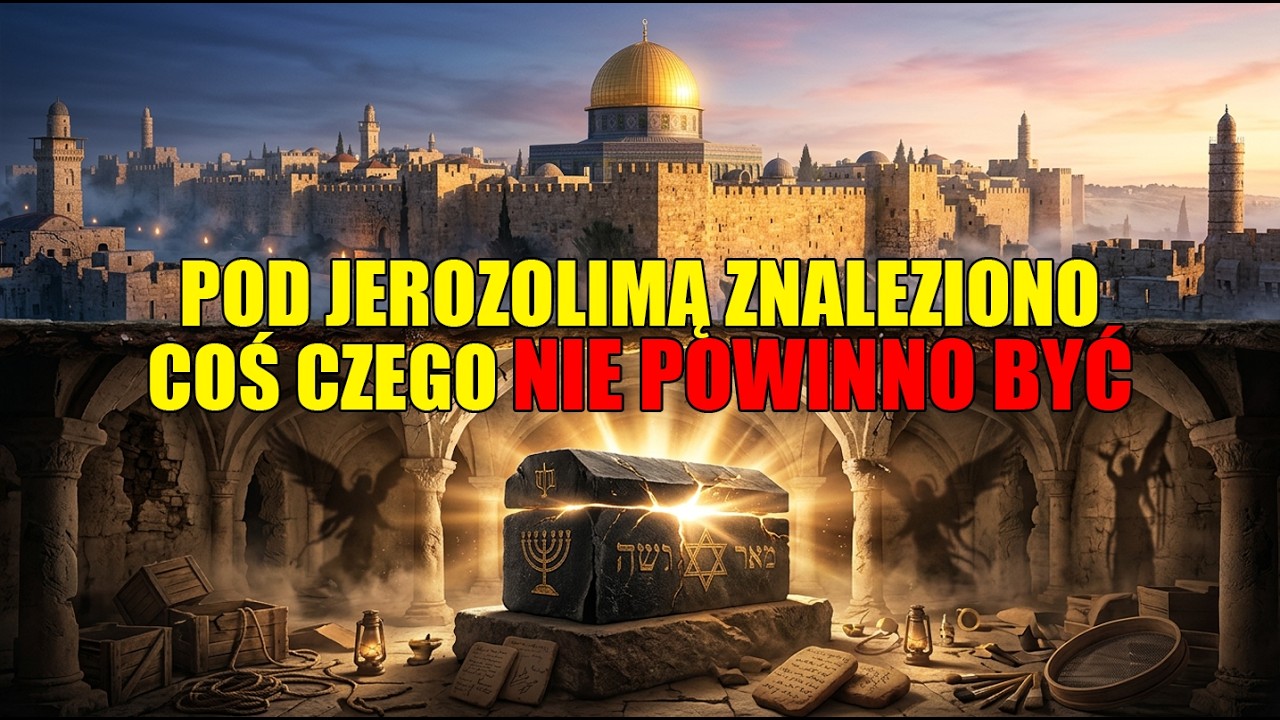 CO ZNALEZIONO POD JEROZOLIMĄ? TO NIE POWINNO TAM BYĆ. DLACZEGO TO NATYCHMIAST ZAKOPANO?