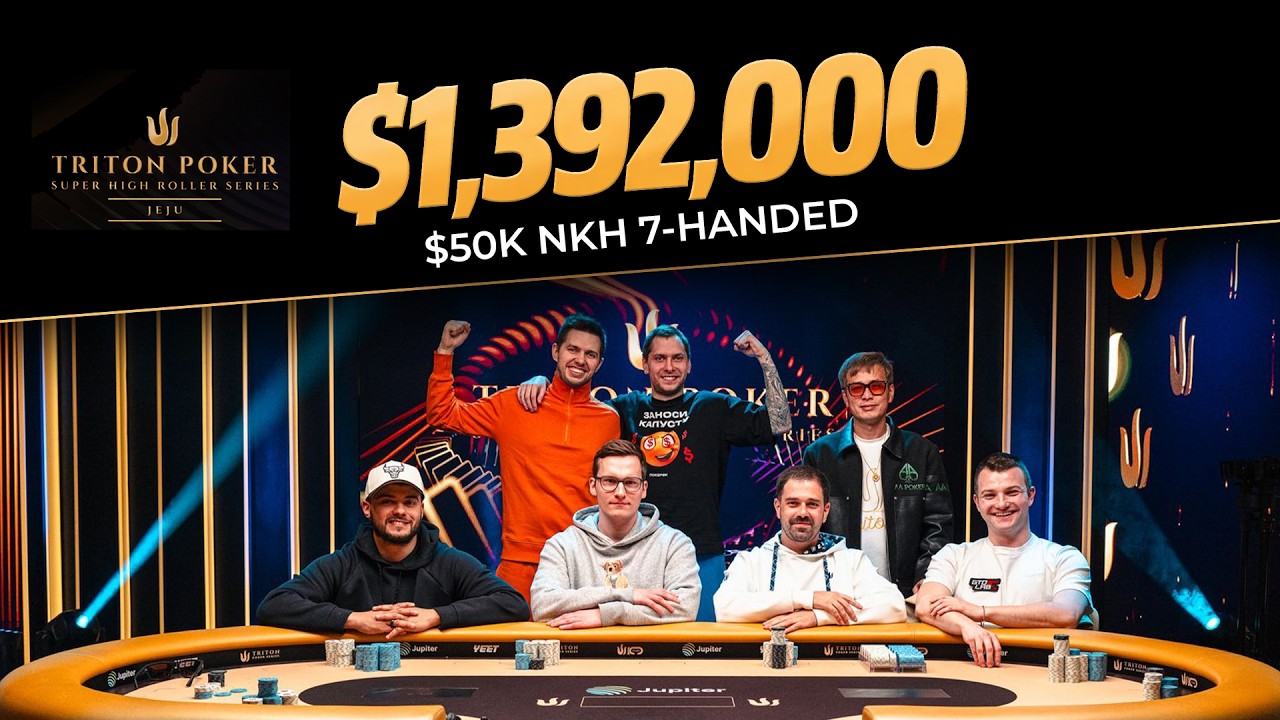 🔴 $50K NLH - D&iacute;a Final | Triton Poker Series JEJU 2026 - 1,392,000$ para el ganador