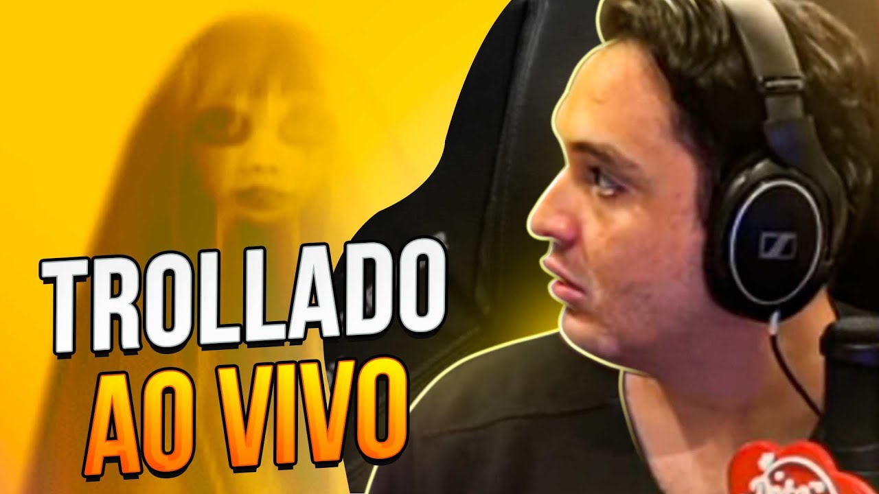 FUI TROLLADO AO VIVO E TOMEI UM SUSTO