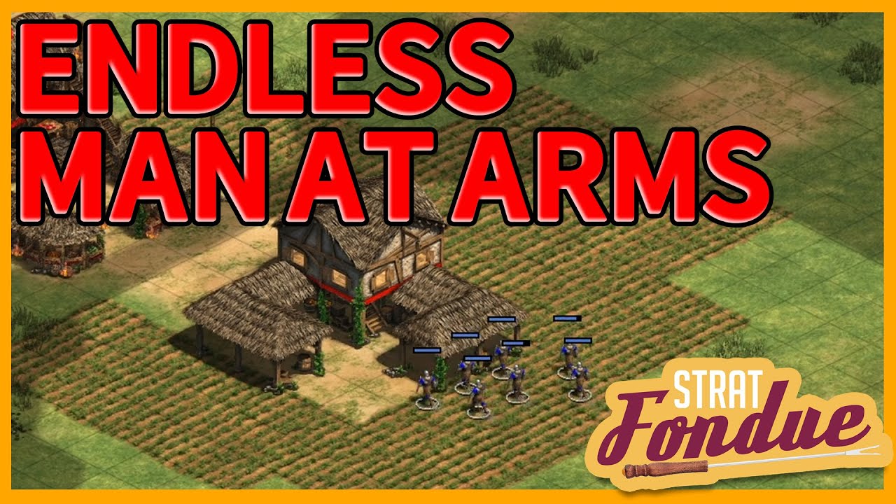 How many games can I win with only Man At Arms? AoE2:DE | Strat Fondue