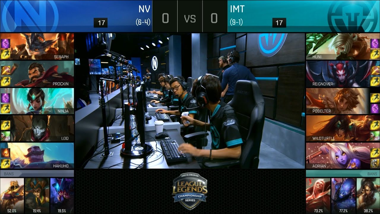 NV vs IMT Game 1 Highlights - TEAM ENVY vs IMMORTALS NA LCS Week 6 Summer 2016