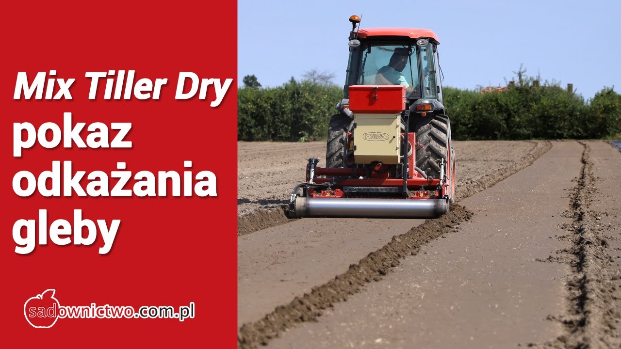 Plantacja truskawki: Maszyna Mix-Tiller Dry + odkażanie gleby Basamid 97 GR