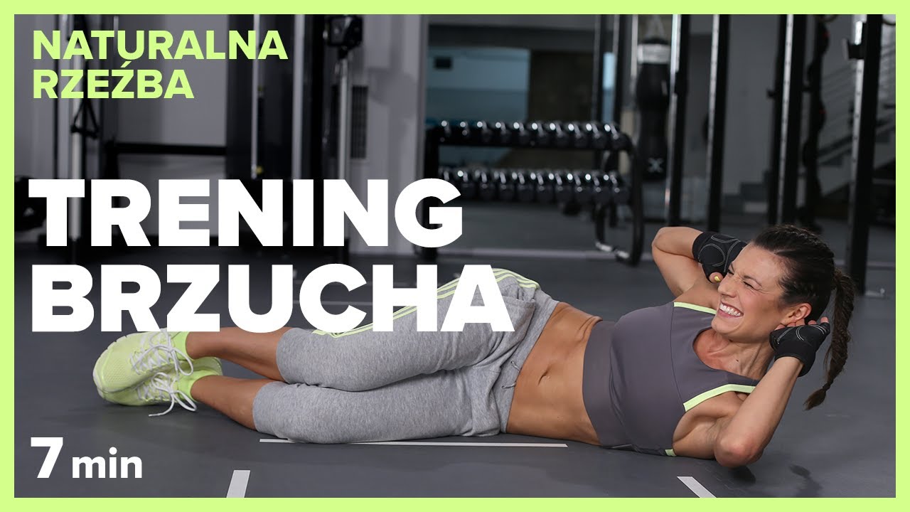 TRENING BRZUCHA - 7 min | NATURALNA RZEŹBA | Szymon Gaś & Katarzyna Kępka