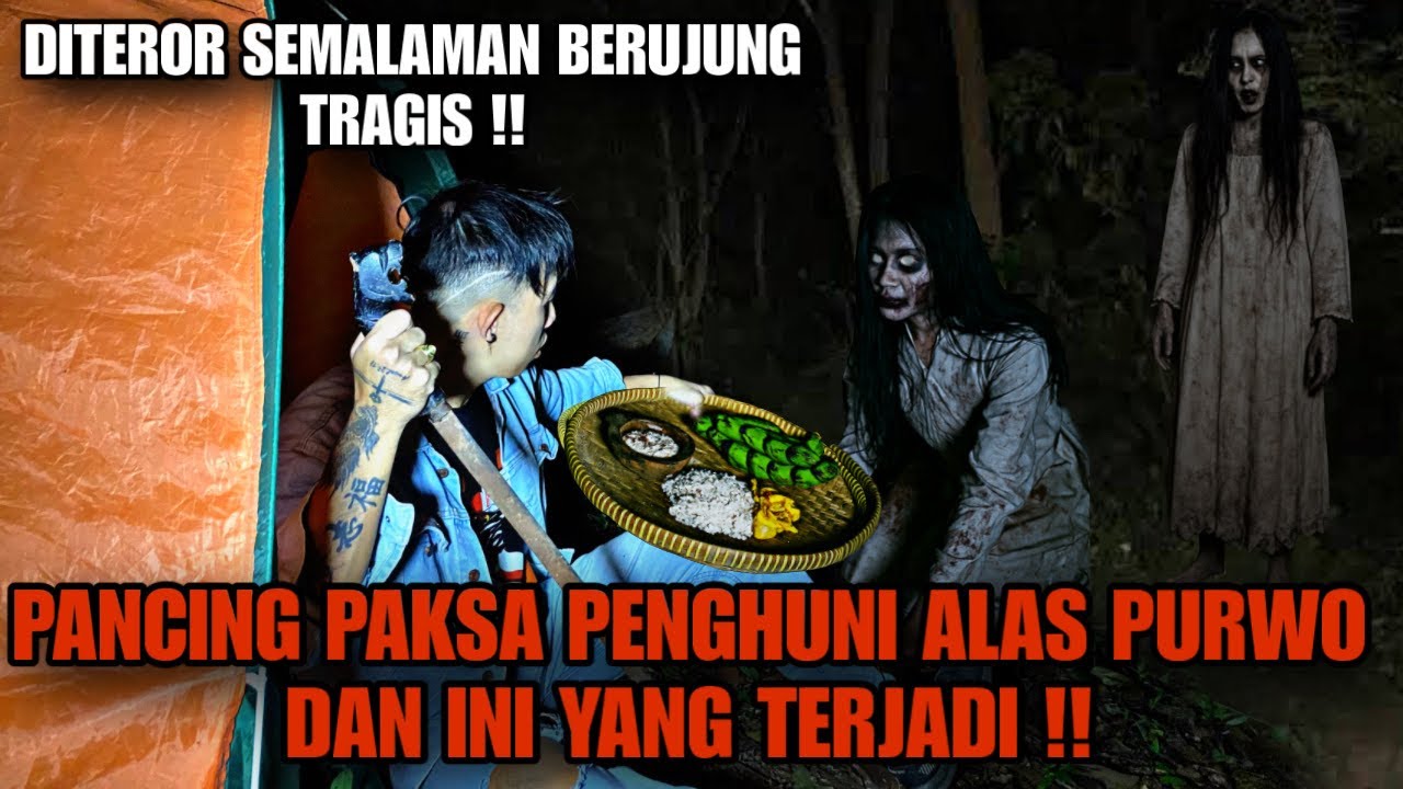 SOLO CAMPING HORROR : JEBAK SOSOK PENUNGGU ALAS PURWO KELUAR SEMUA SAMPAI KETANGKAP DAN MUSNAH !!