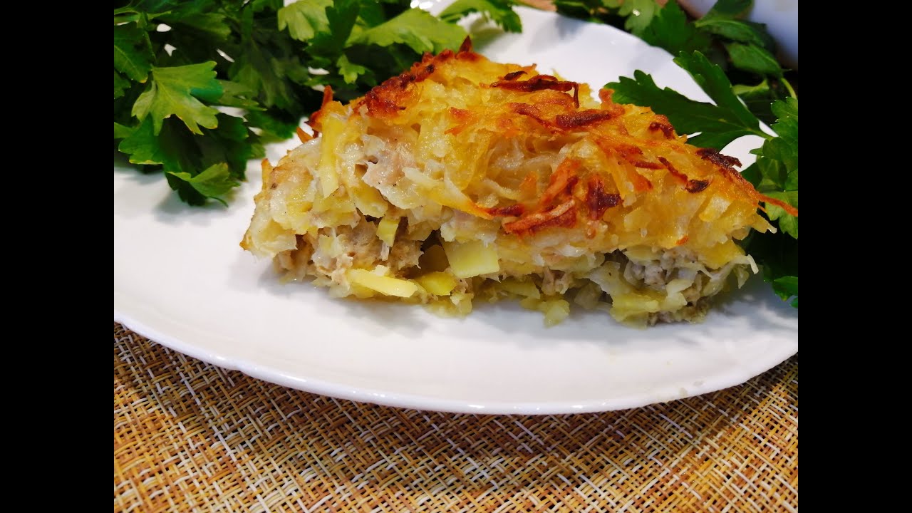 Бюджетное Вкусное Блюдо-Харя/Картофельная Запеканка с Мясным Фаршем и Капустой/Рецепт
