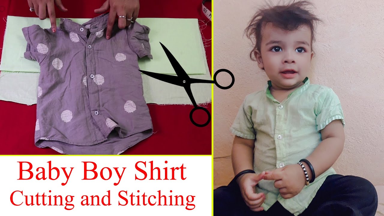 Baby Boy Chinese collar Shirt Cutting And Stitching | सरल और आसान तरीका | Step By Step | SilaiNama