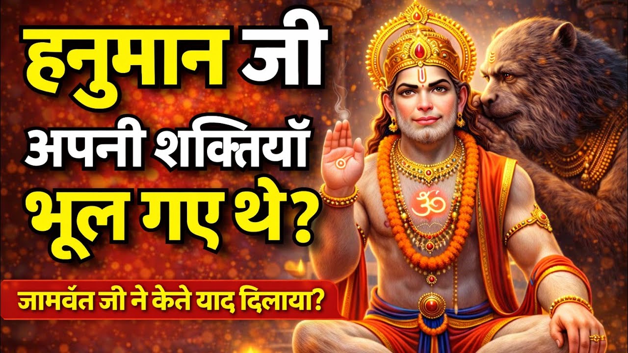 👉 हनुमान जी अपनी शक्तियाँ क्यों भूल गए थे? जामवंत जी ने कैसे दिलाई याद | अद्भुत कथा