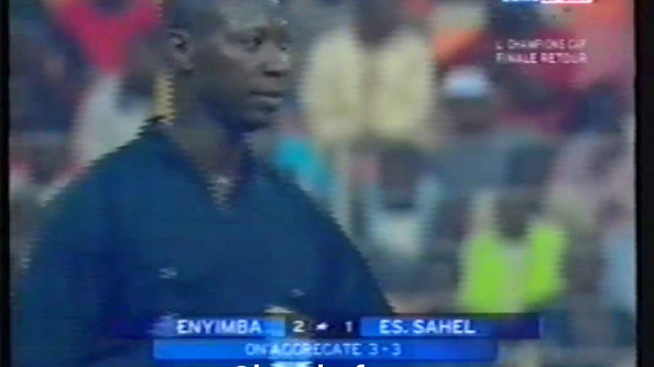 انيمبا النيجيري النجم الرياضي الساحلي نهائي دوري ابطال افريقيا 2004 مباراة أبوجا .