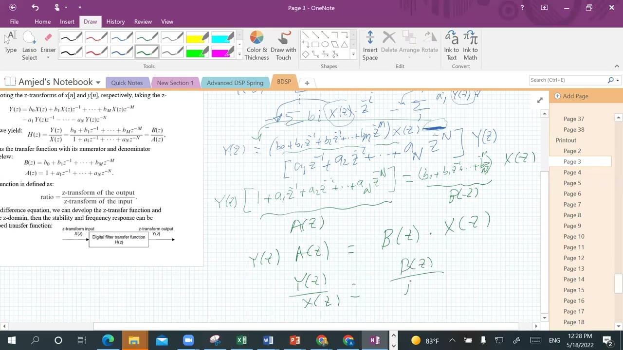BME 390 | Digital Signal Processing Systems | 1