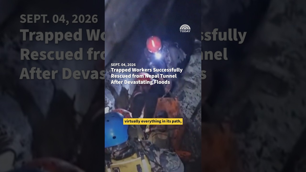 Trapped Workers Successfully Rescued from Nepal Tunnel After Devastating Floods