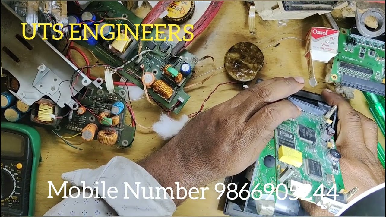 Kirloskar generator control board monitor display repair
