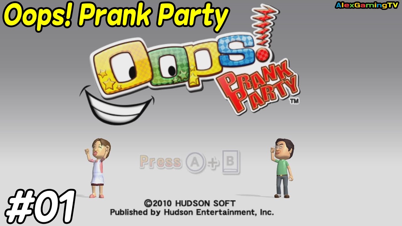 Oops! Prank Party Playthrough 1 [Wii] パーティーゲームボックス100