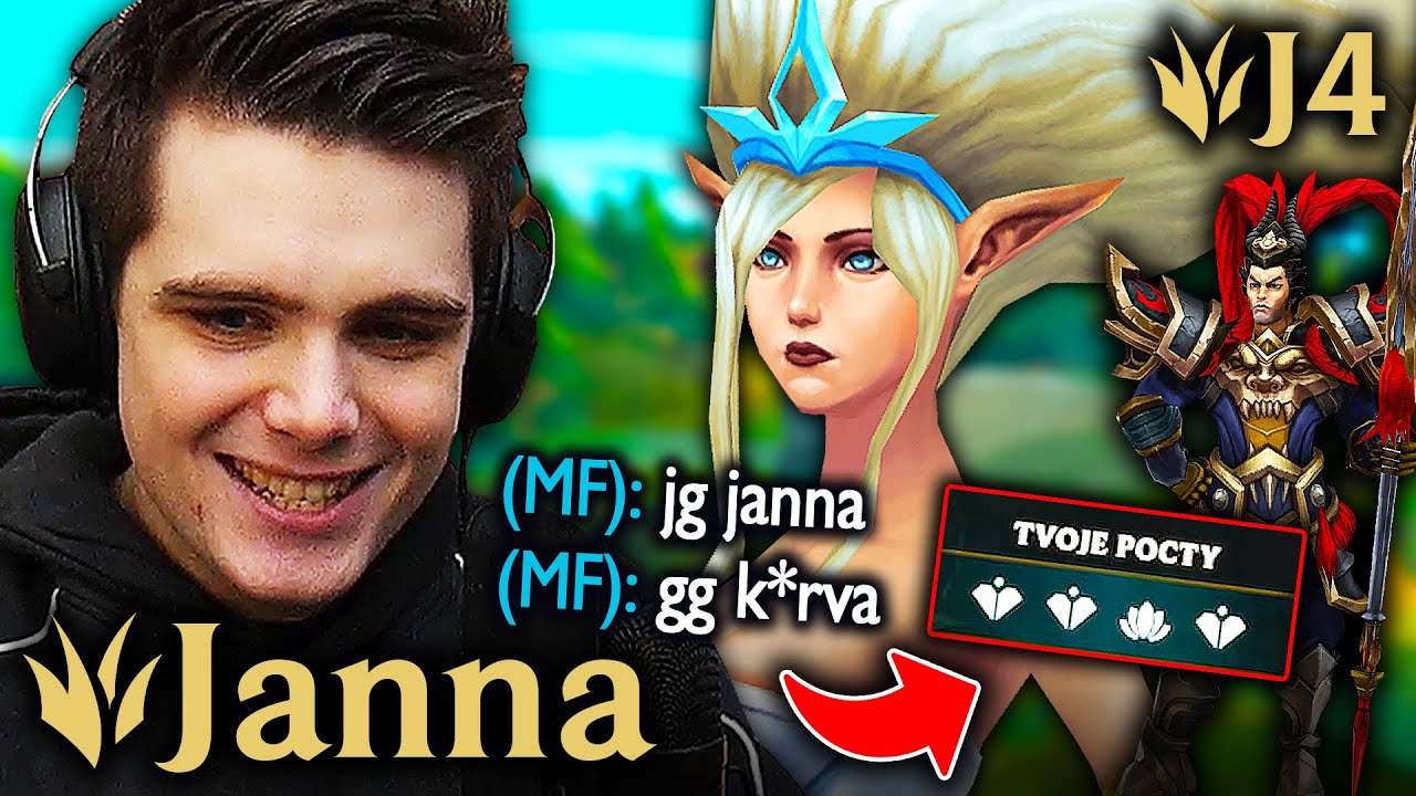 Můj tým mě reportnul.. a pak mi dal 4x honor 🌪️ Jungle Abeceda (Janna, Jarvan IV)