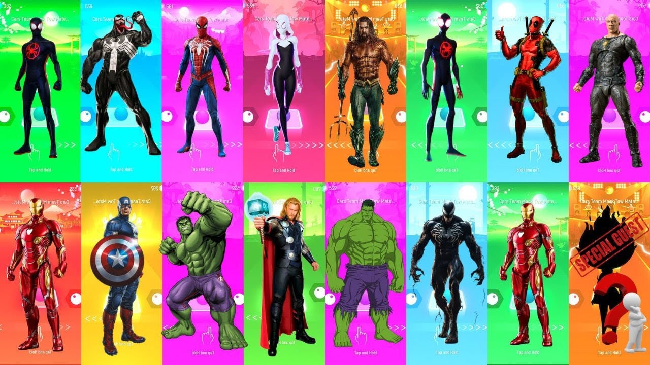 Epic Tiles Hop EDM Rush Megamix #25: Marvel vs. DC Showdown!