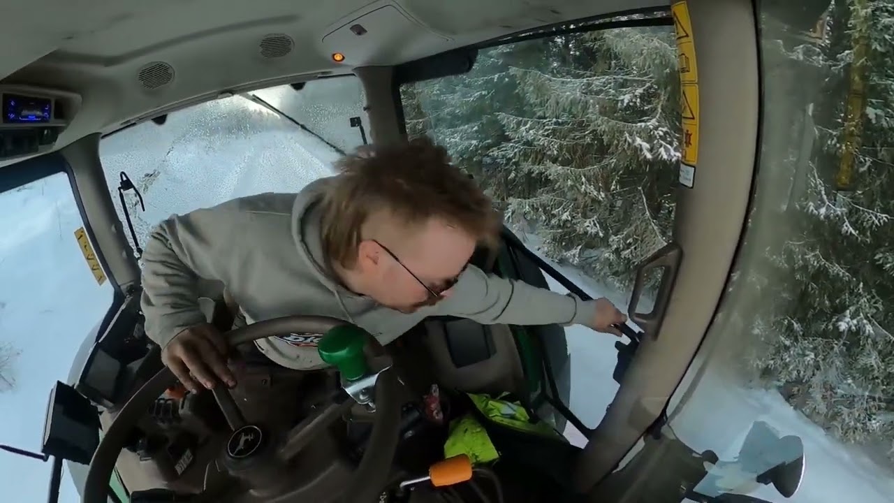 Snow plowing in norway.