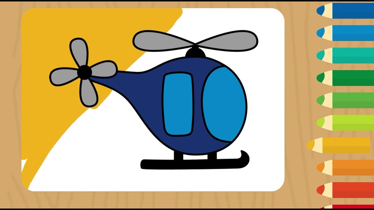 Coloriamo un elicottero 🚁