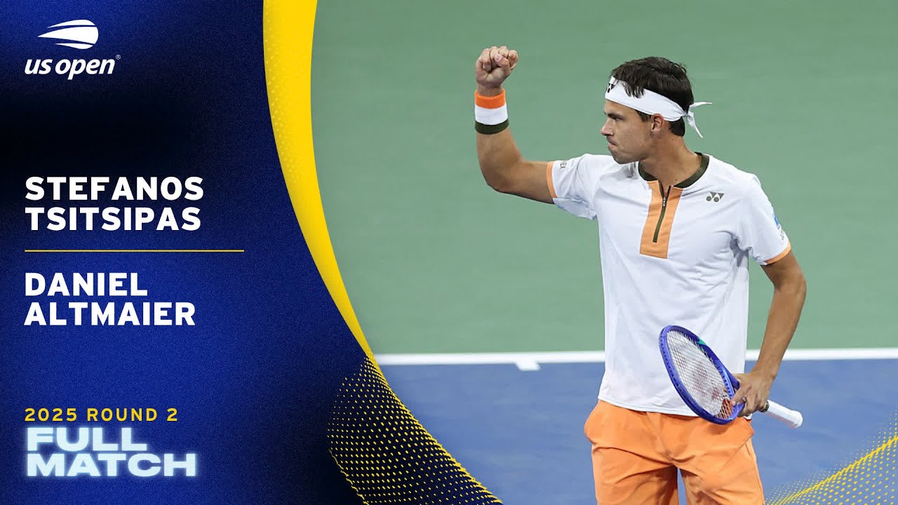 Stefanos Tsitsipas vs. Daniel Altmaier Full Match | 2025 US Open Round 2
