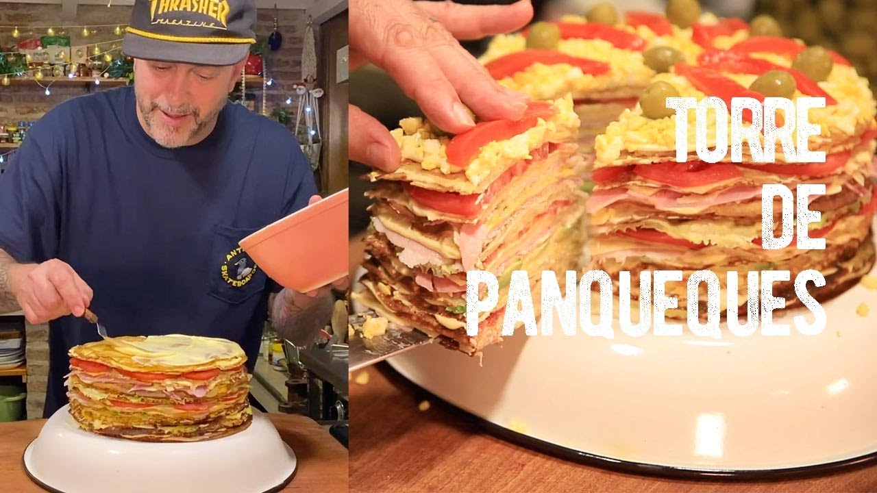 TORRE de PANQUEQUES - Recetas Fiesteras - Lele Cristobal