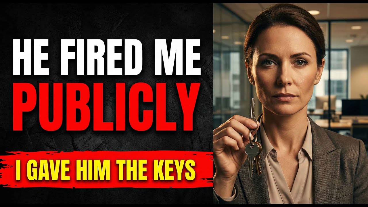 He Fired Me Publicly — The Keys I Gave Him Destroyed His Business and He Never Saw It Coming
