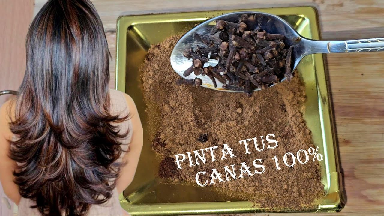 PINTA TU CABELLO SIN QUÍMICOS DE MARRÓN Y ELIMINA TUS CANAS 100%🤎