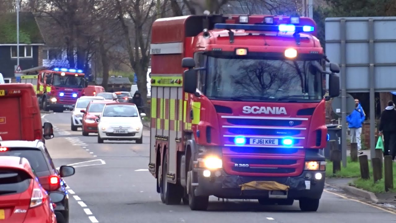 AIRHORN - Specialist Rescue Unit responds to MAJOR FLOODING incident in Nottinghamshire