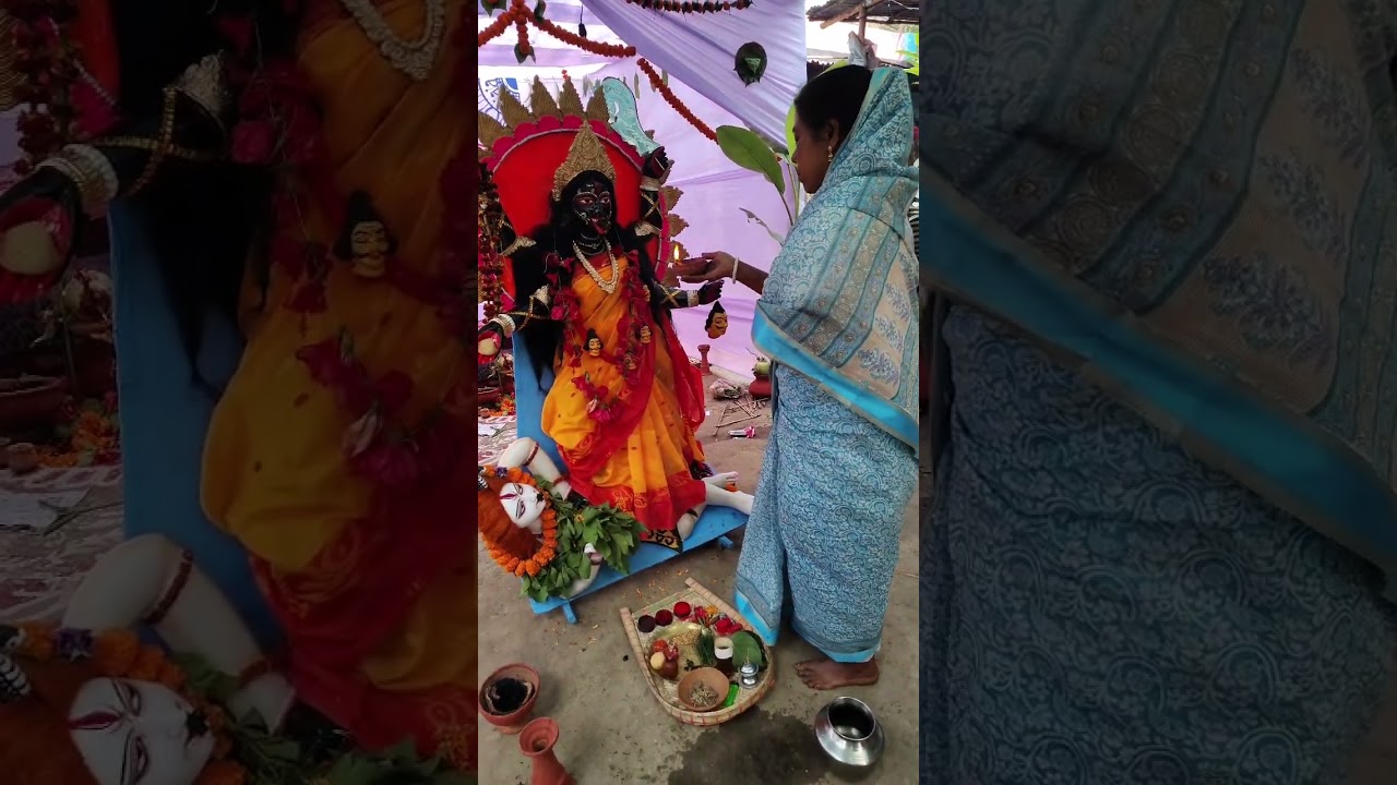 বাড়িতে মায়ের পূজা #subscribemychannel #kalipuja #pujavibes 