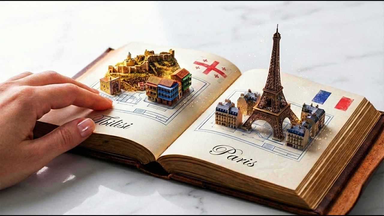 ASMR Magic Book: World Travel & Architecture (No Talking)