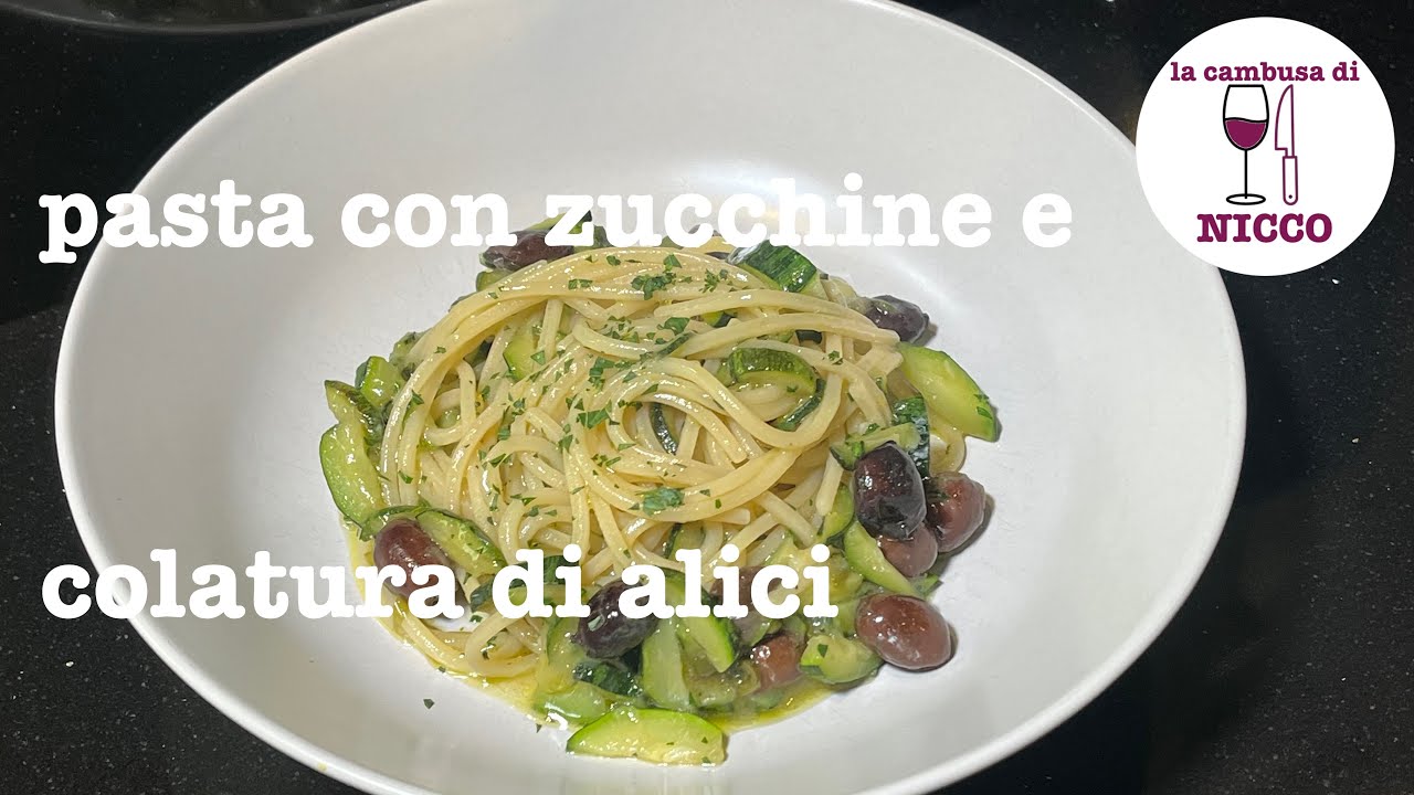 Pasta Zucchine e Colatura di Alici
