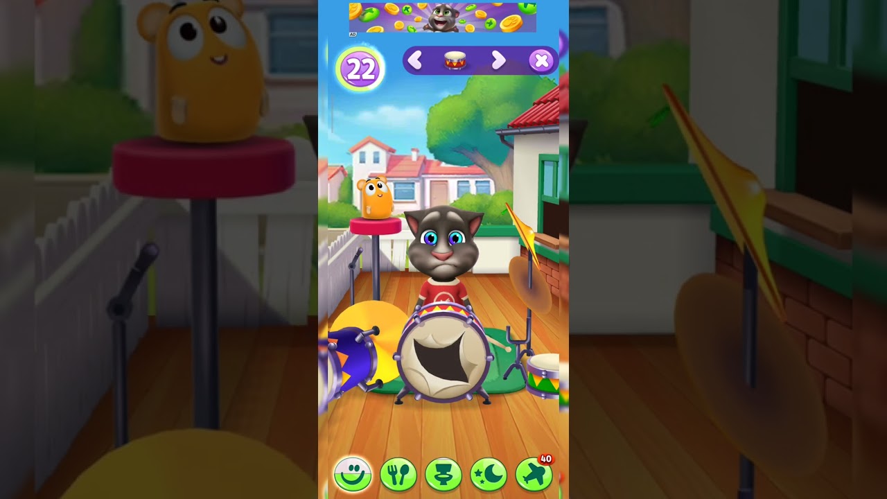 TALKINGTOM EVENING SNACKS 😋🐱#talkingcat#talkingtom#youtubeshorts#ytvideos#letsplaydoddles