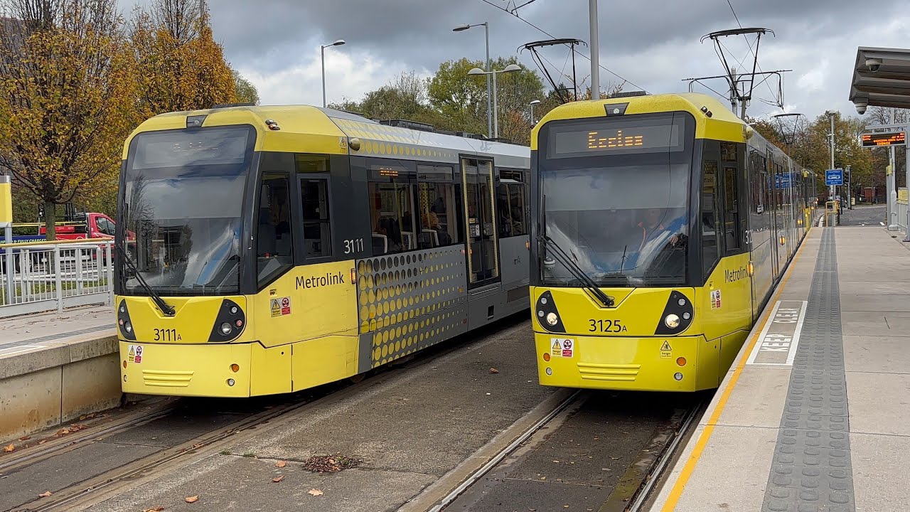 Tram-Spotting At Clayton Hall (23/10/25) | Manchester MetroLink (4K)