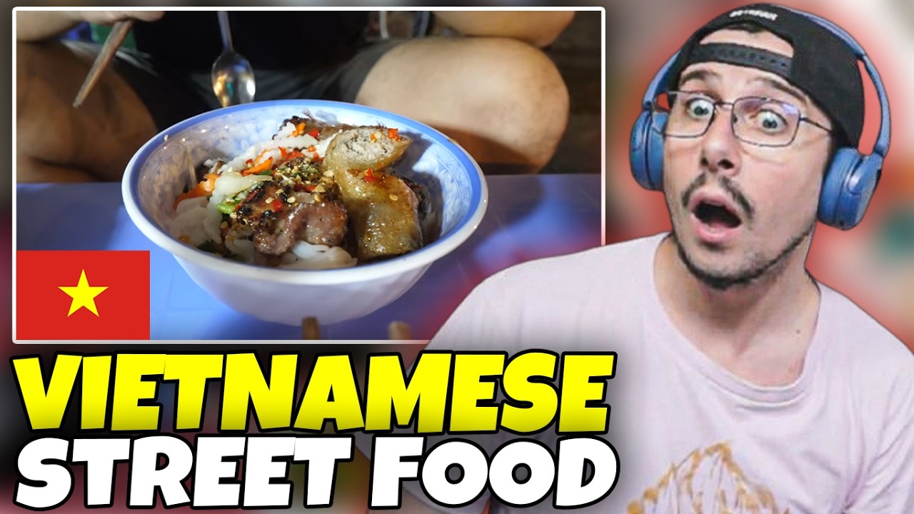 Реакция на лучшие блюда уличной кухни Вьетнама! 🇻🇳