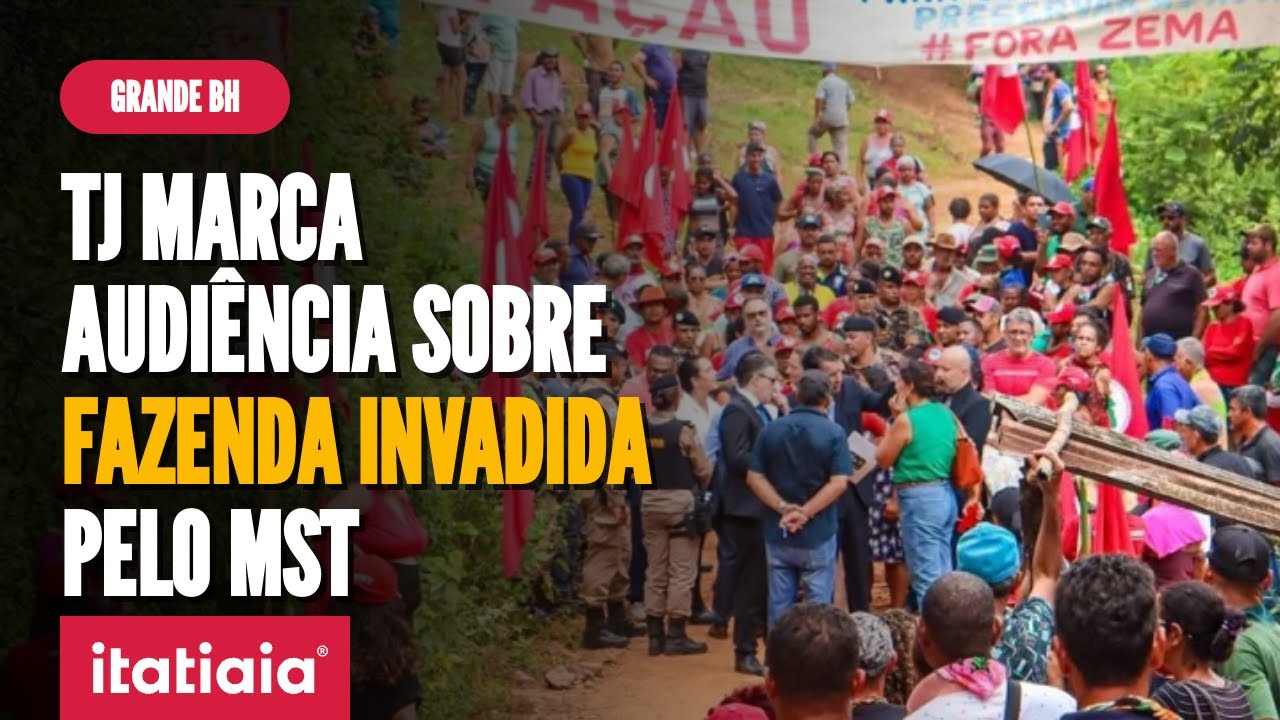 JUSTIÇA MARCA AUDIÊNCIA DE CONCILIAÇÃO SOBRE FAZENDA INVADIDA PELO MST NA GRANDE BH