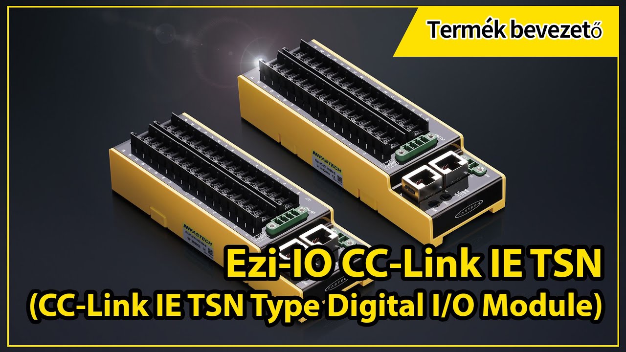[Product Introduction][HUN] Ezi-IO CC-Link IE TSN DIO (CC-Link IE TSN Type Digital I/O Module)