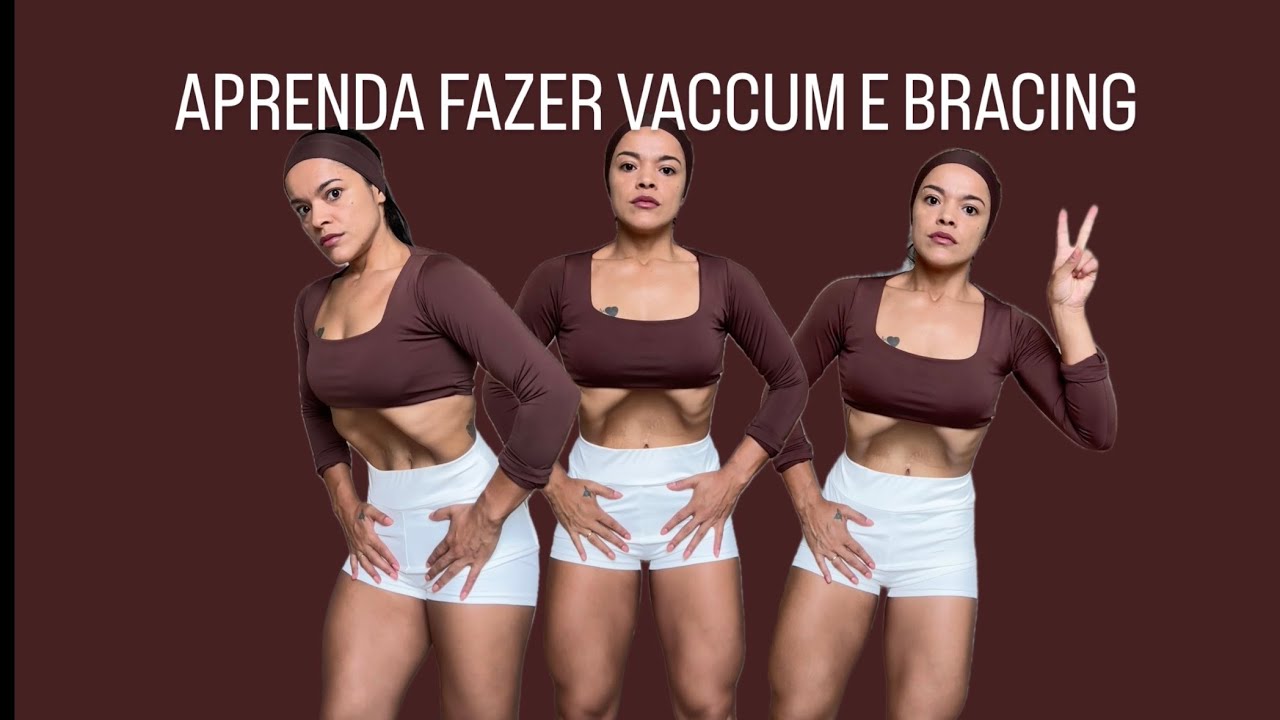 QUER AFINAR CINTURA ? Aprenda vaccum e bracing #tutorial 
