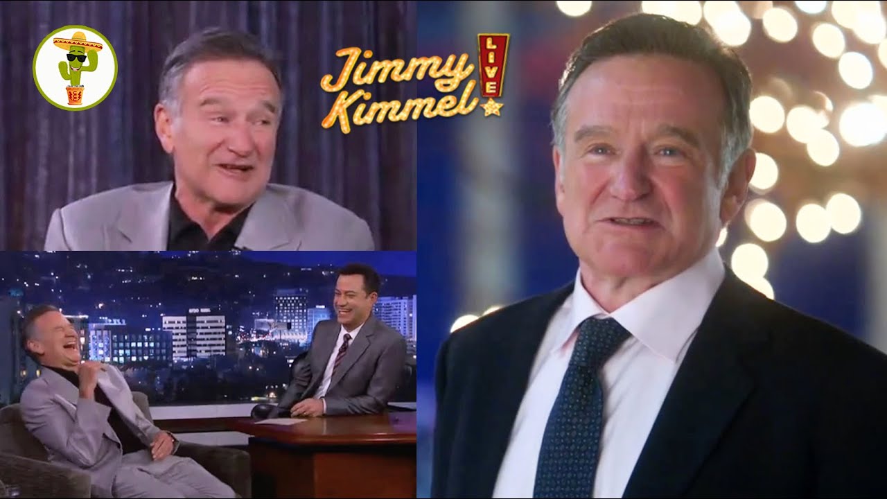 Robin Williams - Jimmy Kimmel Live! 2013  (The Crazy Ones / Mork & Mindy)