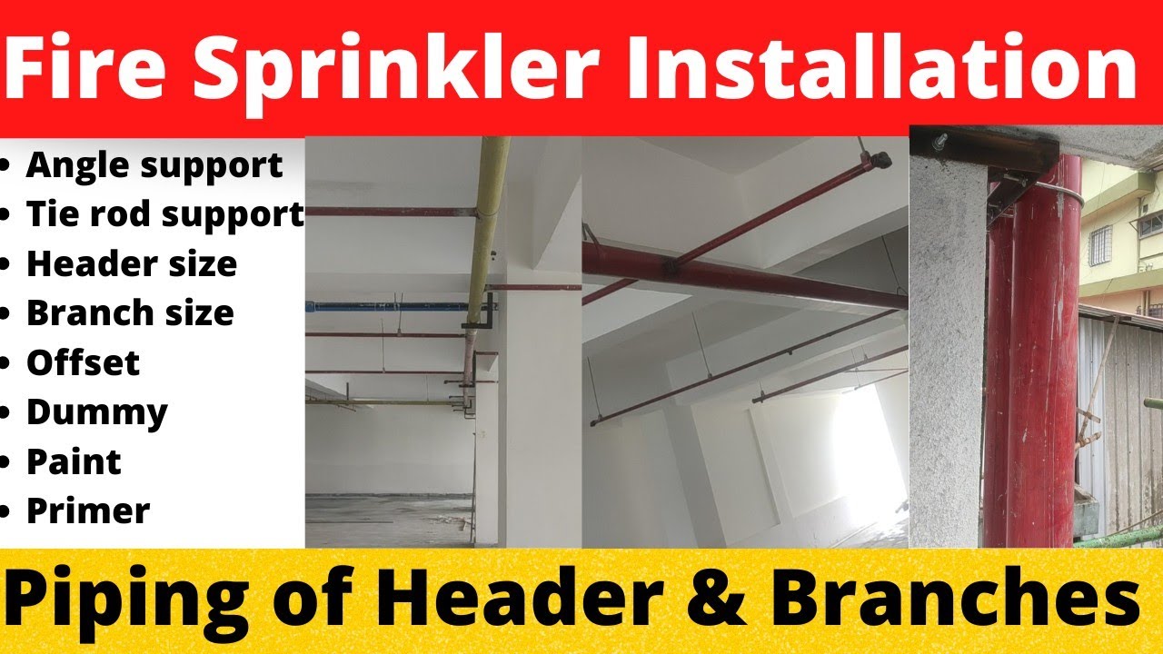 fire sprinkler installation | fire sprinkler system installation | fire sprinkler pipe installation