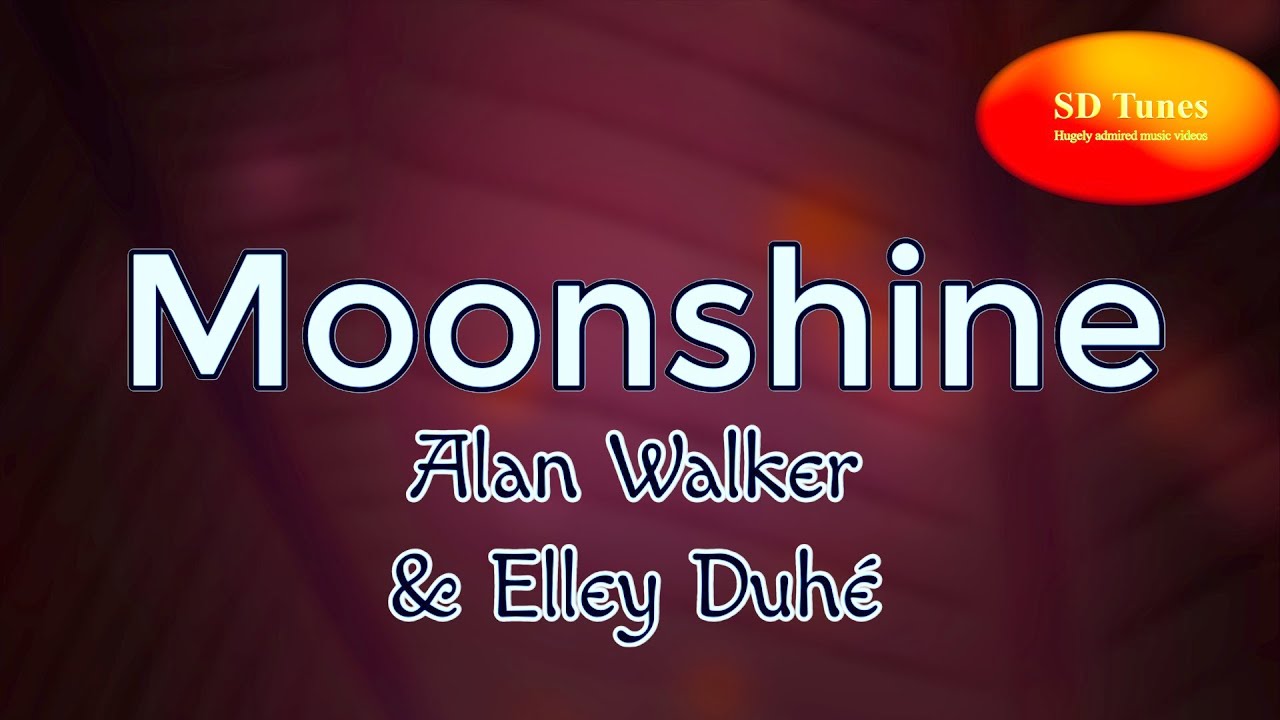 Alan Walker and Elley Duhé - Moonshine (lyric video)